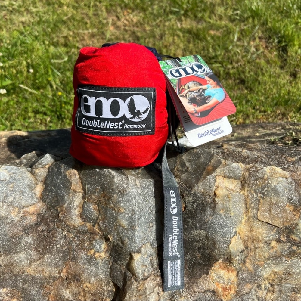 ENO - DoubleNest Hammock NWT Red/Navy